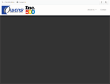 Tablet Screenshot of owensmanagement.com